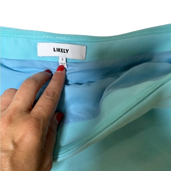 Likely Strapless Ruffle Overlay Bodycon Dress Blue Size 2 from Revolve - Picture 3 of 4